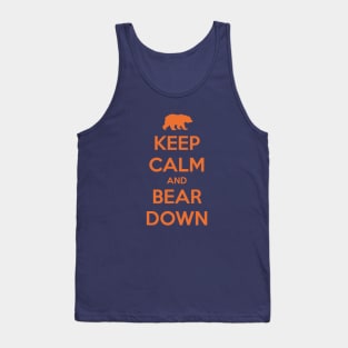 Keep Calm and Bear Down Tank Top